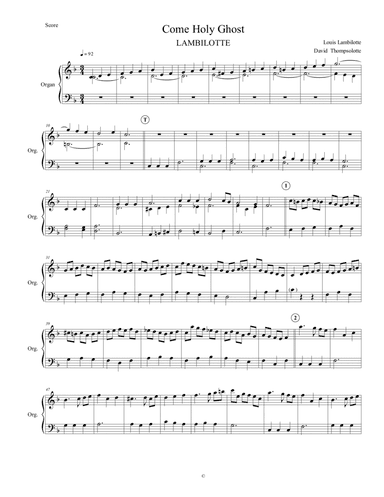 Lambilotte Variations