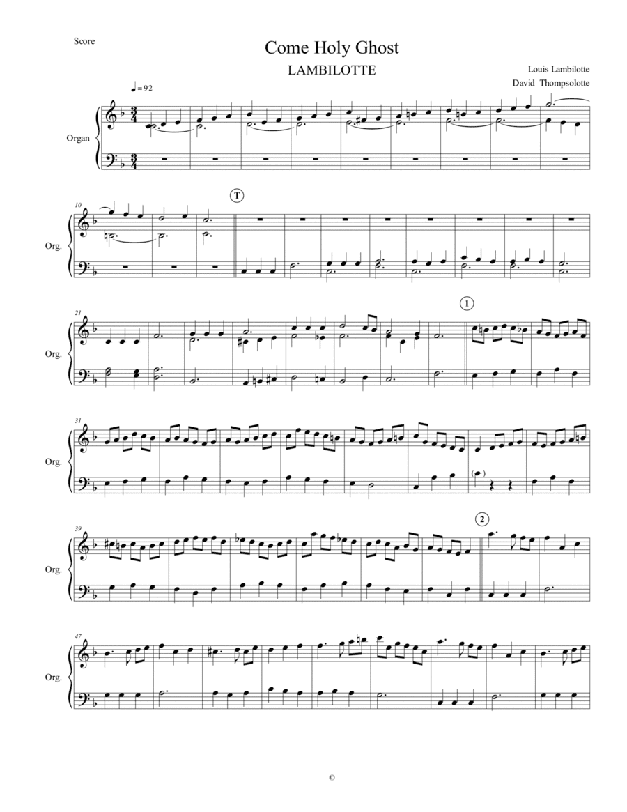 Lambilotte Variations