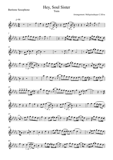 Hey, Soul Sister (arr. Melquisedeque C.Silva)