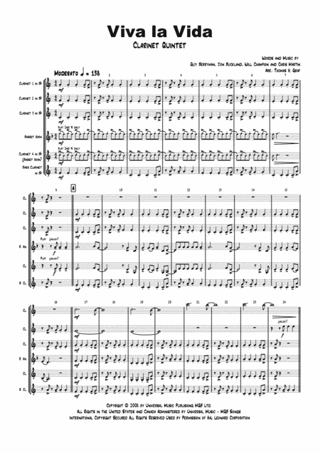 Viva La Vida (arr. Thomas H. Graf)