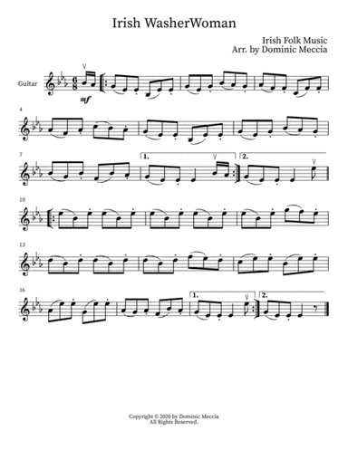 Irish WasherWoman (arr. Dominic Meccia)