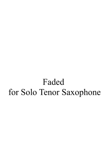 Faded (arr. Ellen Macpherson)