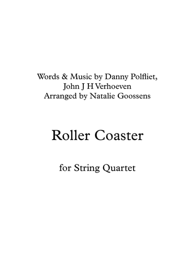 Roller Coaster (arr. Natalie Goossens)