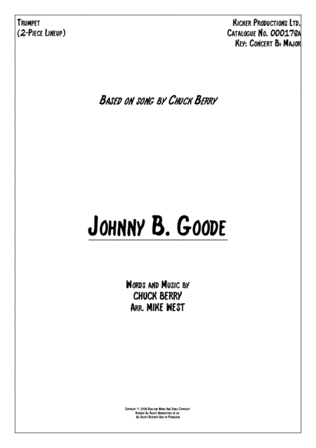 Johnny B. Goode (arr. Mike West)