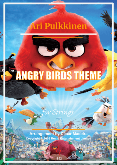 Angry Birds Theme - Score Only (arr. César Madeira)