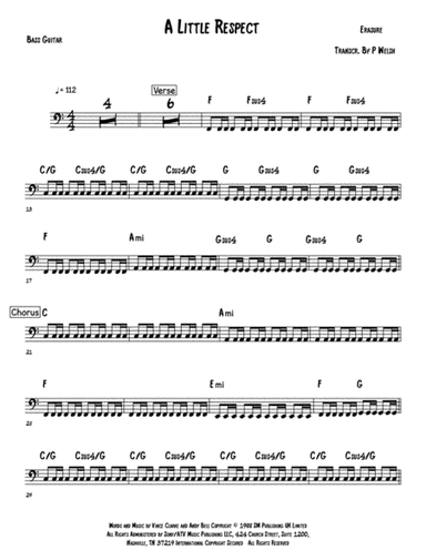 A Little Respect (arr. Accubass)