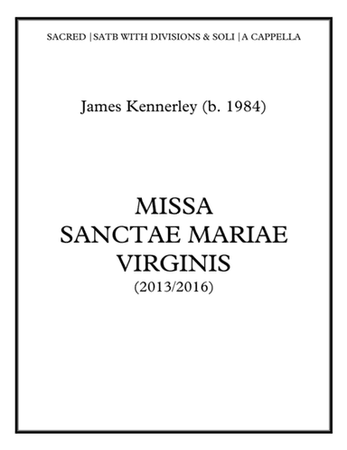 Missa Sanctae Mariae Virginis