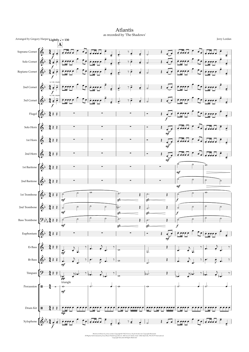 Atlantis (arr. Gregory John Harper)