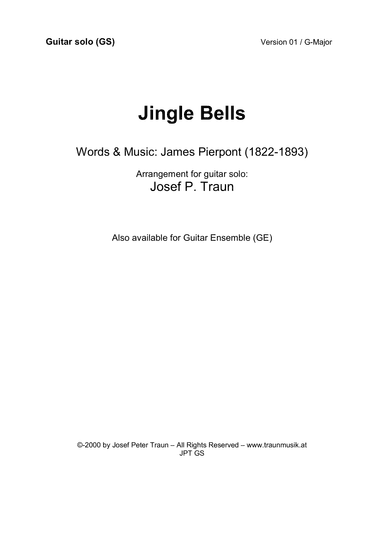 Jingle Bells (arr. Josef Peter Traun)