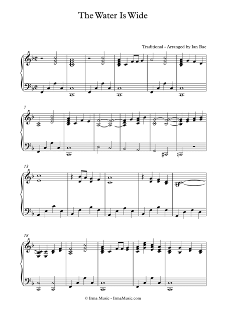 The Water Is Wide (arr. Ian Rae)