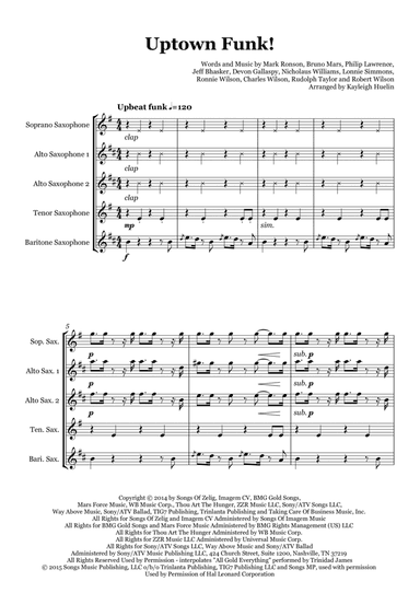 Uptown Funk (arr. Kayleigh Huelin)