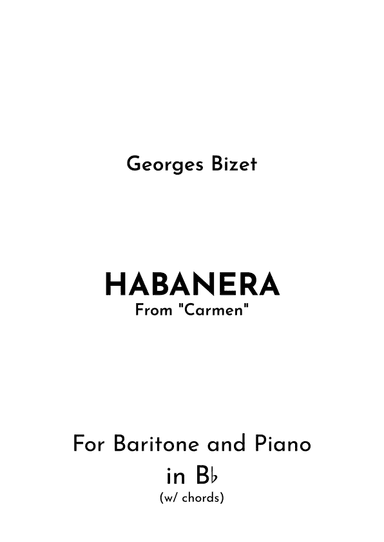 Habanera (arr. Jireh J.)