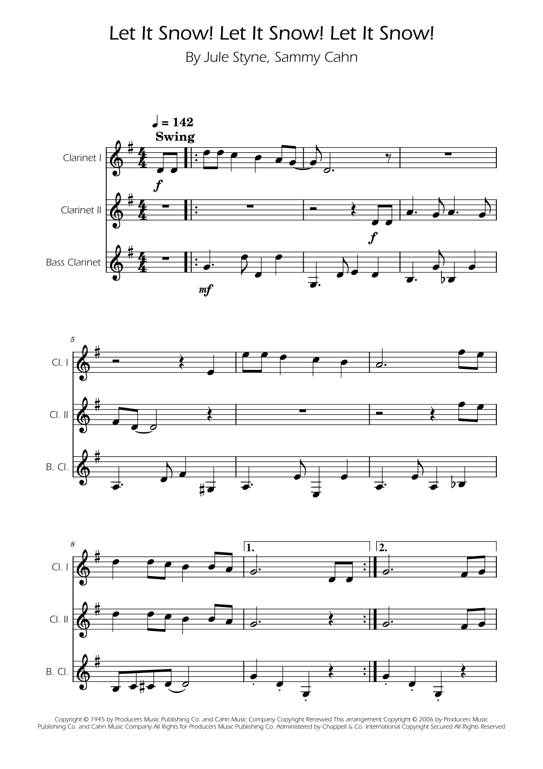 Let It Snow! Let It Snow! Let It Snow! (arr. Ygor Nunes)