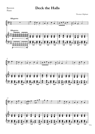 Deck the Halls (arr. SMMUS)