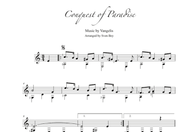 Conquest Of Paradise (arr. Sven Bey)