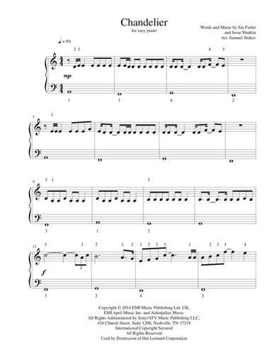 Chandelier (arr. Samuel Stokes)