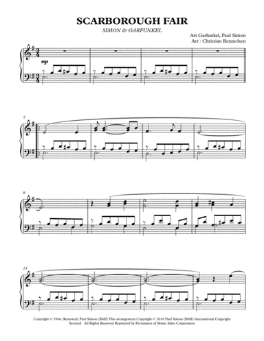 Scarborough Fair/canticle (arr. Christian Bennedsen)