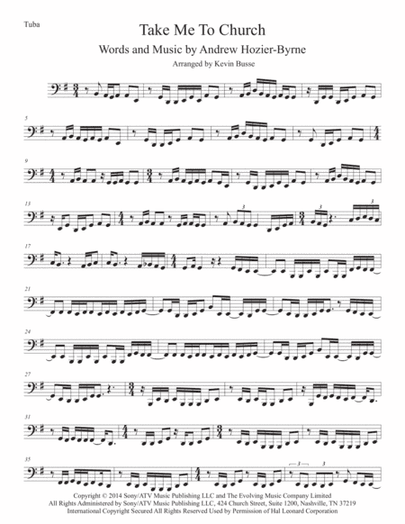 Take Me To Church (arr. Kevin Busse)