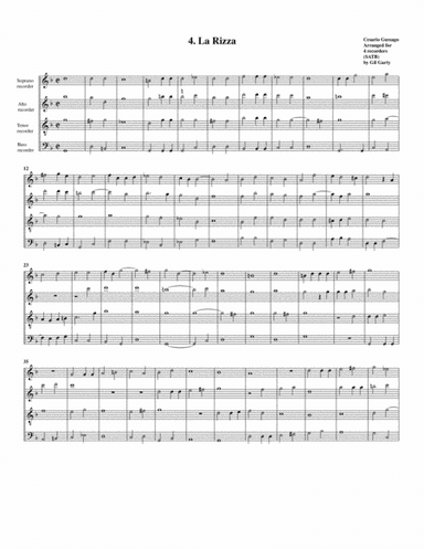 Sonata no.4 a4 (28 Sonate a quattro, sei et otto, con alcuni concerti (1608)) "La Rizza" (arrangemen (arr. Gil Garty)