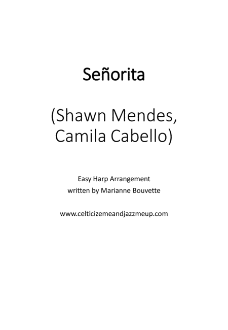 Senorita (arr. Marianne Bouvette (Celticize Me and Jazz Me Up))