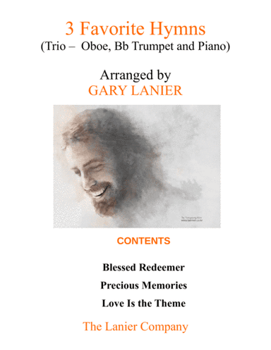 3 FAVORITE HYMNS (Trio - Oboe, Bb Trumpet & Piano with Score/Parts) (arr. Gary Lanier)