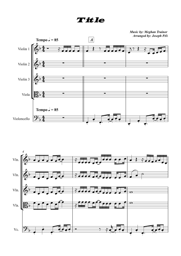 Title (arr. Joseph Ondong)