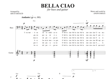 Bella Ciao (arr. Art.o Artaud)