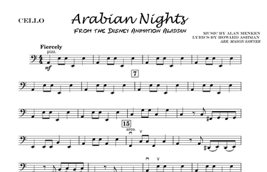 Arabian Nights - Score Only (arr. Mason Sawyer)