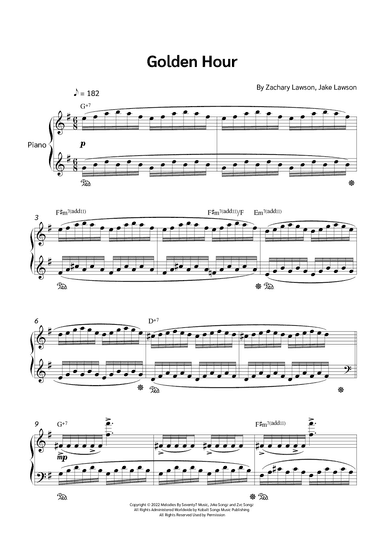 Golden Hour (arr. Jackson Spindler)