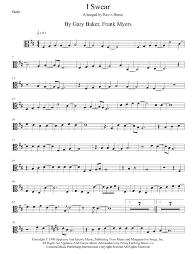 I Swear (arr. Kevin Busse)