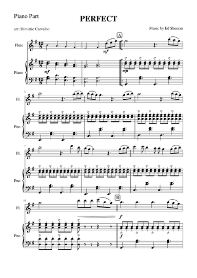 Perfect (arr. Dimitrie Carvalho)