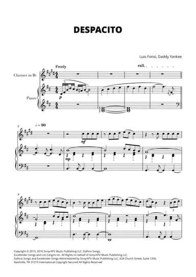Despacito (arr. Cadenza Editions)
