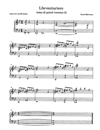 Tema Di Peirol (arr. jeff siesser)