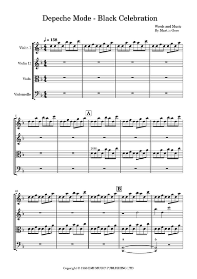 Black Celebration (arr. Nathaniel Cook)