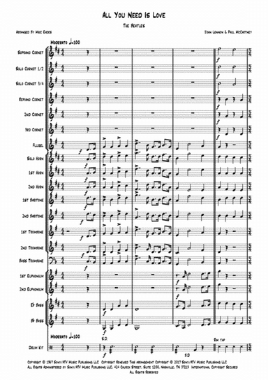 All You Need Is Love (arr. Mike Eades)