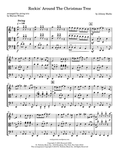 Rockin' Around The Christmas Tree (arr. Marian Wilson)
