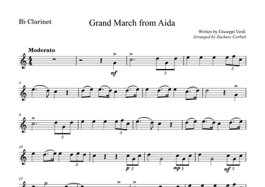 Grand March from Aida (arr. Zachary Corbett)