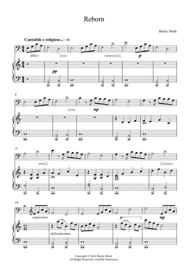 Reborn, Original music by Sherry Shieh