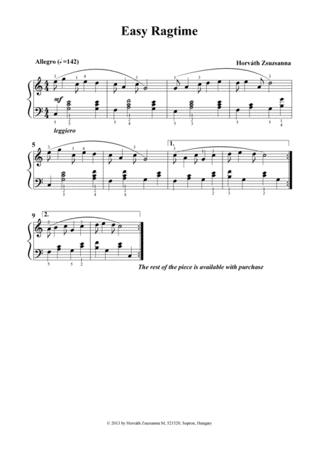 Easy Ragtime