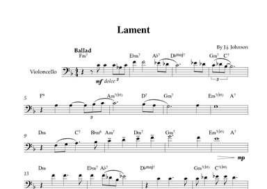 Lament (arr. Karen Gueiros)