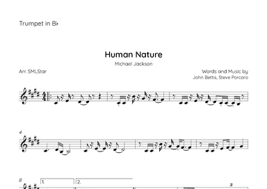 Human Nature (arr. SMLStar)