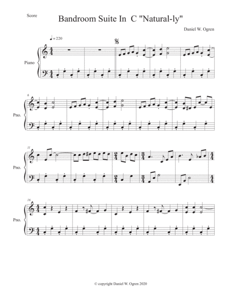 Bandroom Suite in C "Natural-ly"