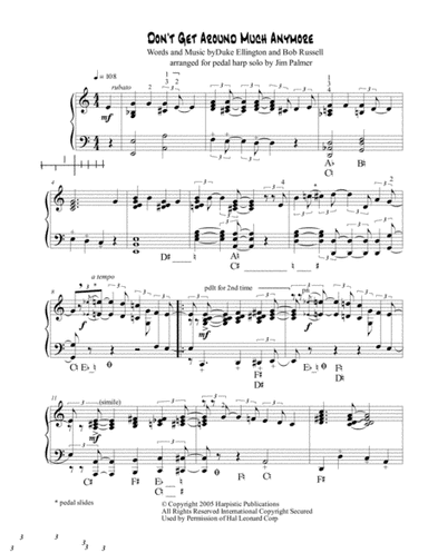Don't Get Around Much Anymore (arr. Jim Palmer)