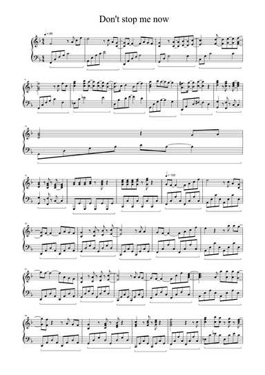 Don't Stop Me Now (arr. Queen)