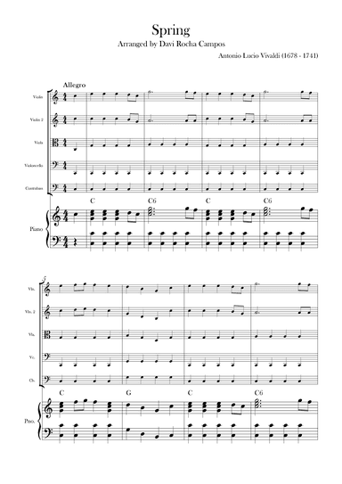 Spring (arr. Davi Rocha Campos)