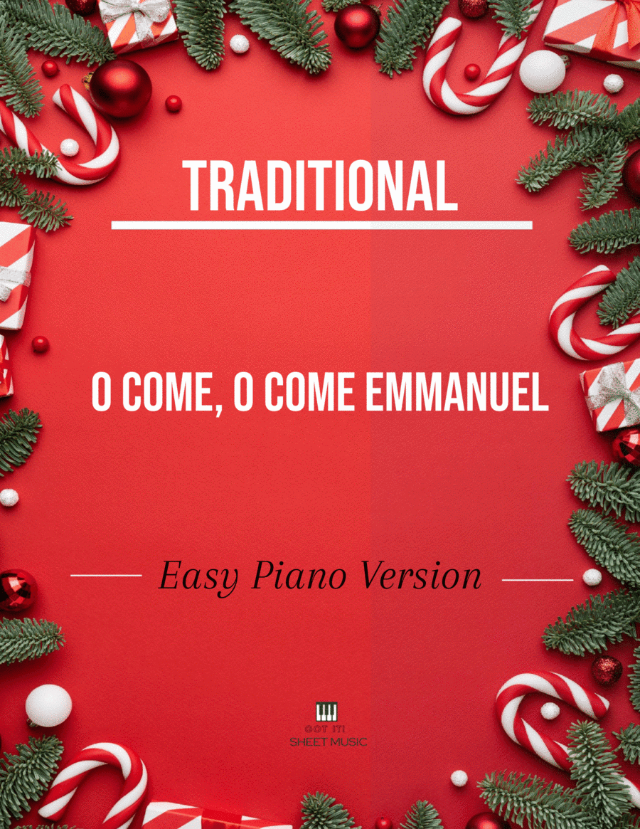 Traditional - O Come, O Come Emmanuel (Easy Piano Version) (arr. André Laitano)