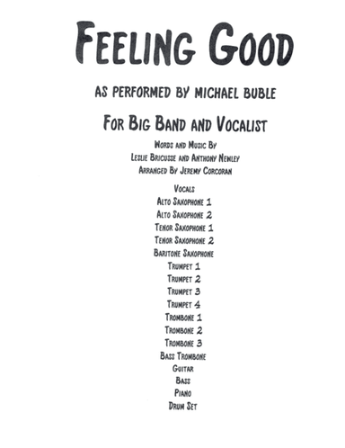 Feeling Good (arr. Jeremy Corcoran)