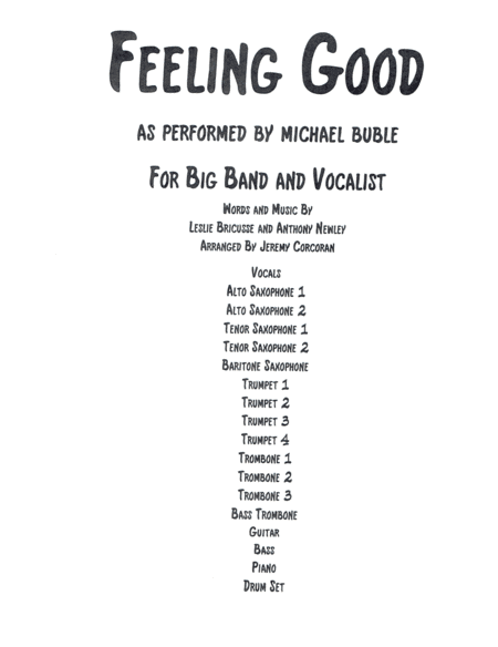 Feeling Good (arr. Jeremy Corcoran)