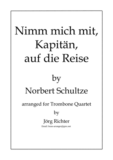 Nimm Mich Mit (arr. Jörg Richter)