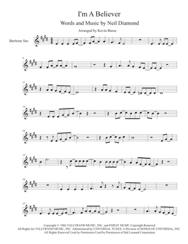 I'm A Believer (arr. Kevin Busse)